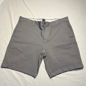 J Crew Men's 5” Inseam Gray Chino Shorts Size 38 J. Crew EUC
